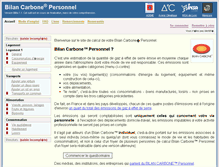 Tablet Screenshot of calculateurcarbone.org